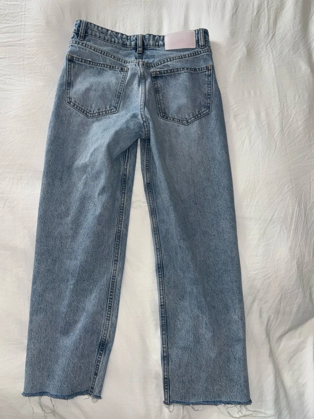 Zara High Waisted Straight-Leg Women's Jeans - Picture 1 of 6